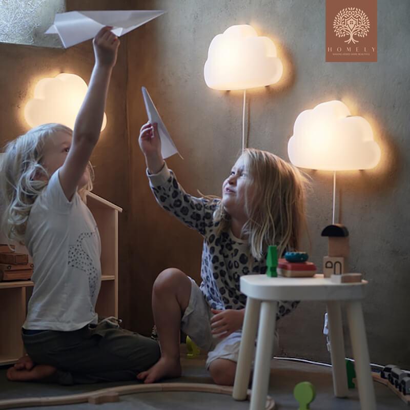 UPPLYST APPLIQUE À LED, NUAGE BLANC - Homely