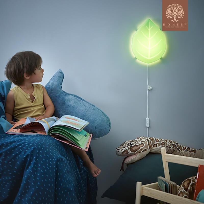 UPPLYST APPLIQUE À LED,FEUILLE VERT - Homely