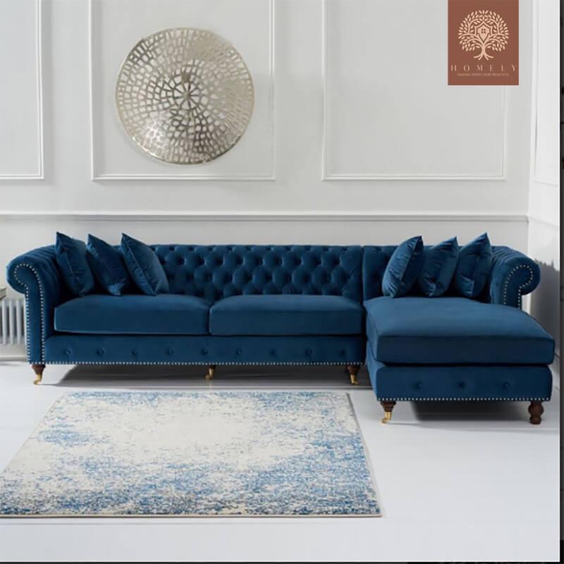 FIONA-CANAPE CHESTERFIELD CHAISE LONGUE DROITE- Homely