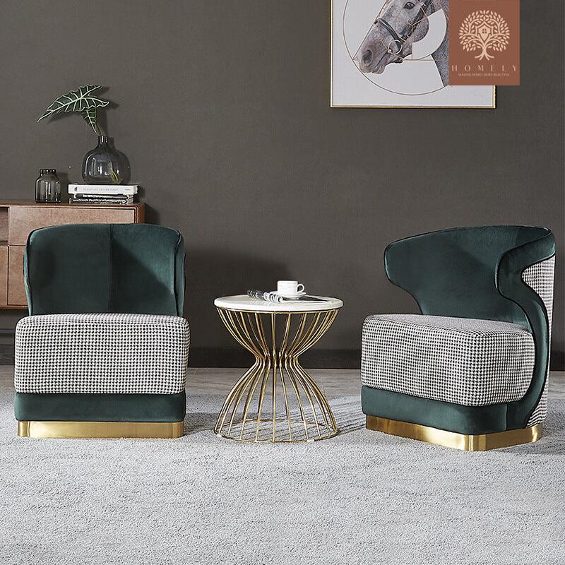 MINERVA-MID CENTURY FAUTEUIL EN SIMILICUIR NOIR- Homely