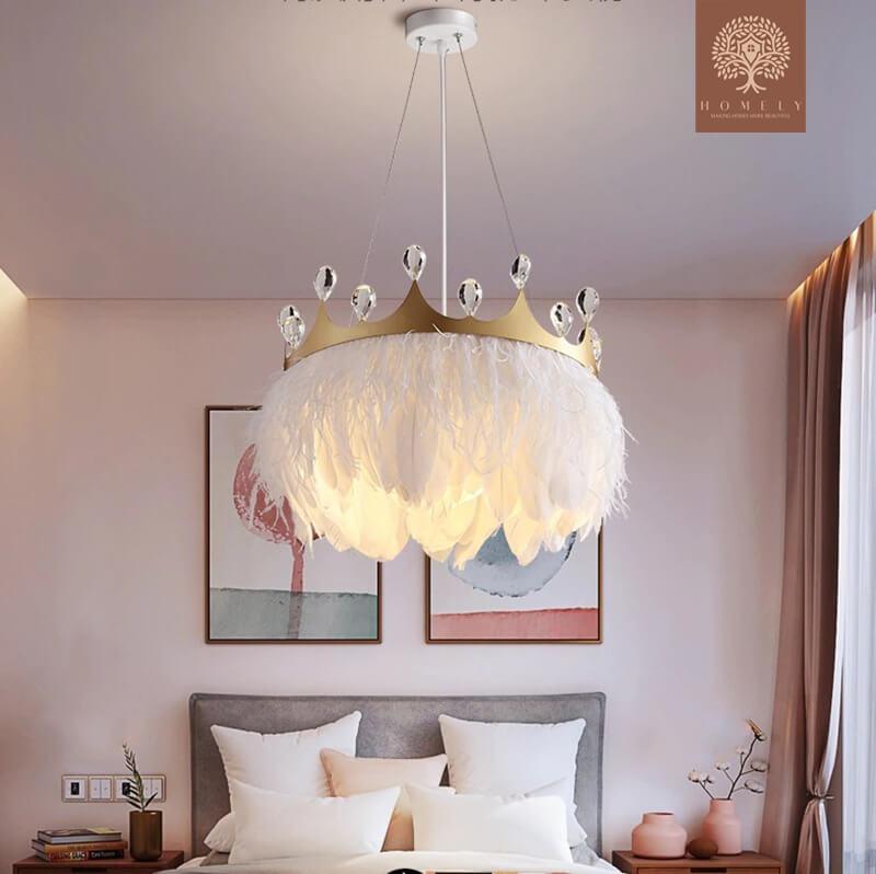 LUKLOY LUSTRE ROMANTIQUE EN CRISTAL - Homely