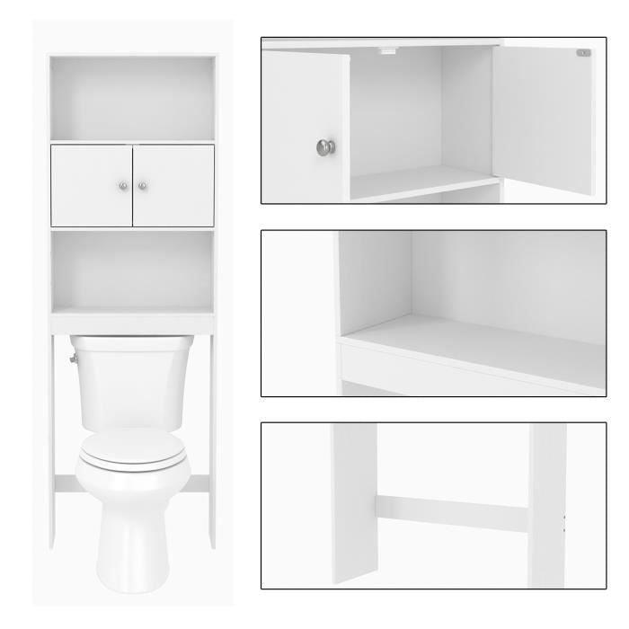 Meuble WC Moderna Armoire Meuble Salle de Bain - Homely